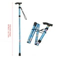 thumbnail image 4 of Canne de Marche Pliable pour Hommes,Femmes,Rabattable,Légère,Ajustable,Portable Bâton de Main de Stabilité pour la Marche,Perche de Randonnée Télescopique,Poignées en T Confortables pour l'Escalade et la Randonnée, 4 of 7