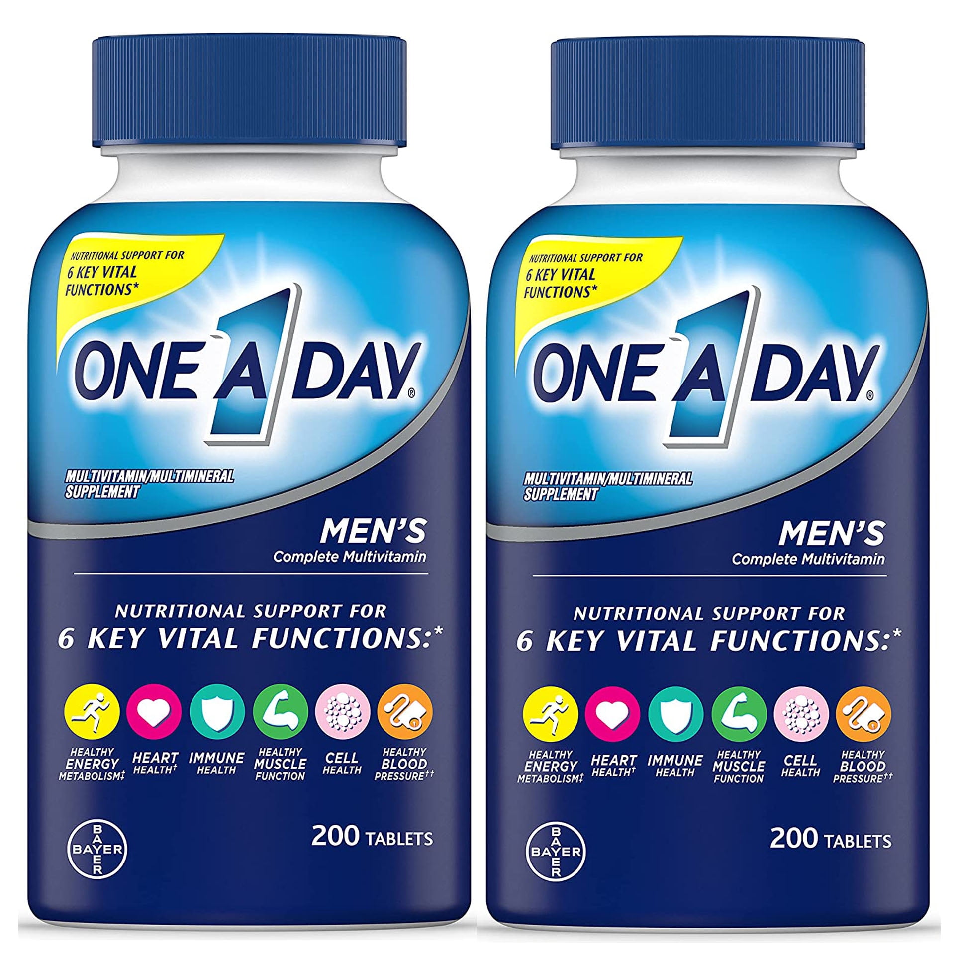 2 PACKS-One A Day Men’s Multivitamin, Supplement Tablet with Vitamin A ...