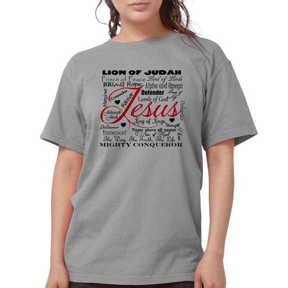 CafePress - The Name Of Jesus T Shirt - Womens Comfort Colors® Shirt