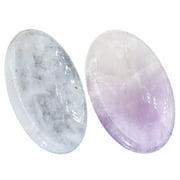 2 Pcs Mini Crystals Finger Scraping Scraper Meaningful Gifts Massage Full Body Facial Scrapping Plate Anxiety Natural
