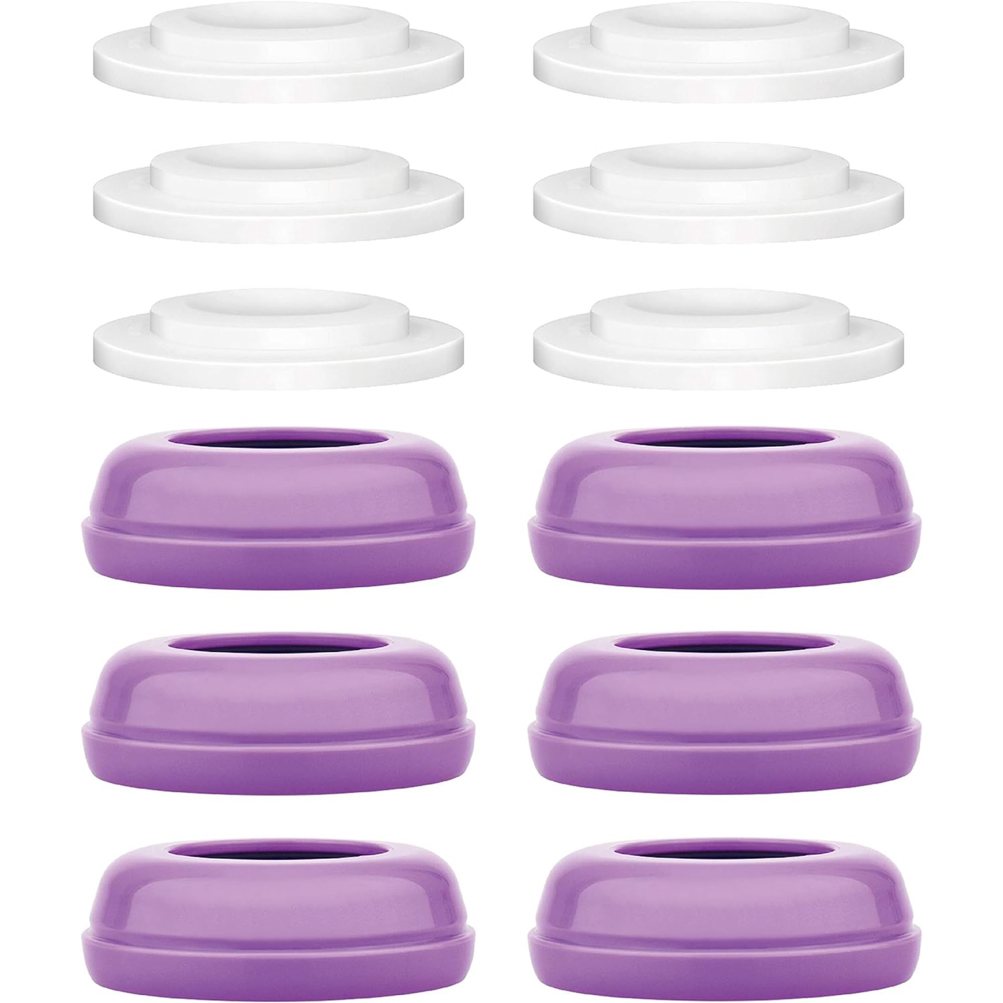 Maymom Bottle Top/Rewritable Sealing Disk Compatible with Lansinoh Momma Breastfeeding Bottles Not Original Lansino Bottles, Lansinon Pump Parts, Signature Pro/Smartpump/Manual Pump
