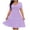 Hot Pink Mothers day Gift, variant on Womens Plus Size Casual Ruffle Dress Short Sleeve Layered Swing Midi T Shirt Dress with Pocket Watermelon Red 3XL