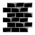 thumbnail image 2 of Baldosas Pegatinas de pared Baoblaze a prueba de agua y aceite Negro, 2 of 8