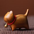 thumbnail image 4 of LADIGASU Sándalo Negro Decoración Sin Ojos Sándalo Verde Lindo Texto Juego Mango Pieza de Madera Lindo Mascota Ofertas Flash Liquidación 1X Gato, 4 of 7