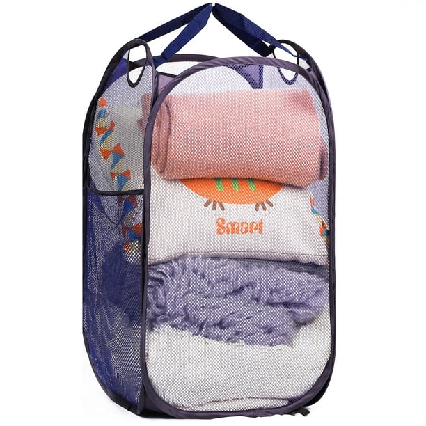 WEHUSE Mesh Pop Up Laundry Hamper, Large Collapsible Laundry Basket