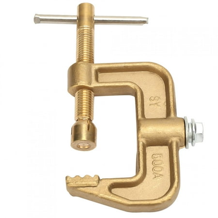 

2024 500A Brass Material Classical G Shape Ground Welding Earth Clamp for Welding Machine