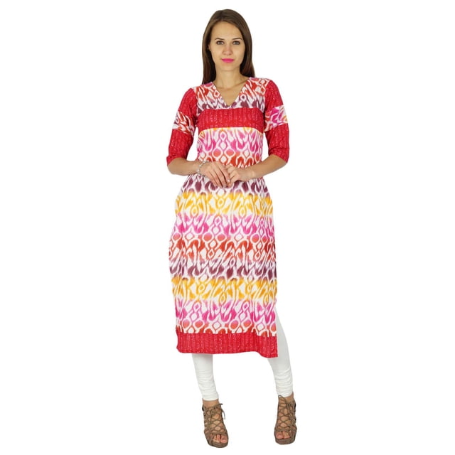 Phagun Kurta Indienne de Designer pour Femmes Kurti Ethnique Robe Tunique Décontractée