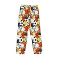 thumbnail image 3 of Vsdgher Colorful Balls Print Mens Pajama Pants Sleep & Lounge Pants, PJ Bottoms With elastic waistb and Pockets, 3 of 5