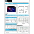 thumbnail image 6 of YTX9-BS SLA Replacement Battery Compatible with ExpertPower ETX9-BS - 4 Pack, 6 of 6