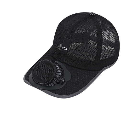 Solar Fan Baseball Cap, Breathable Mesh Sun Hat With Solar Fan, Outdoor Cooling Headwear, UV Protection Cap for Fishing Gardening Hiking Camping Outdoor Activity