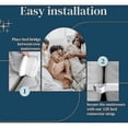 thumbnail image 3 of 20cm Bed Bridge Mattress Connector to Make Twin Beds into King Wedge Mattress with Mattress Strap for Guest Living Room, 3 of 3