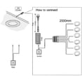 thumbnail image 6 of VST Under-Cabinet LED Lights, 2W (12W Total, 60W Equivalent), Wired Touch Dimmer, Recessed or Surface Mount, 4000K, 6 Pack，White, 6 of 7