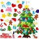 thumbnail image 2 of DIY Felt Christmas Tree Christmas Decoration for Home Navidad Noel 2024 New Year Christmas Ornaments Santa Claus Xmas Kids Gifts, 2 of 5