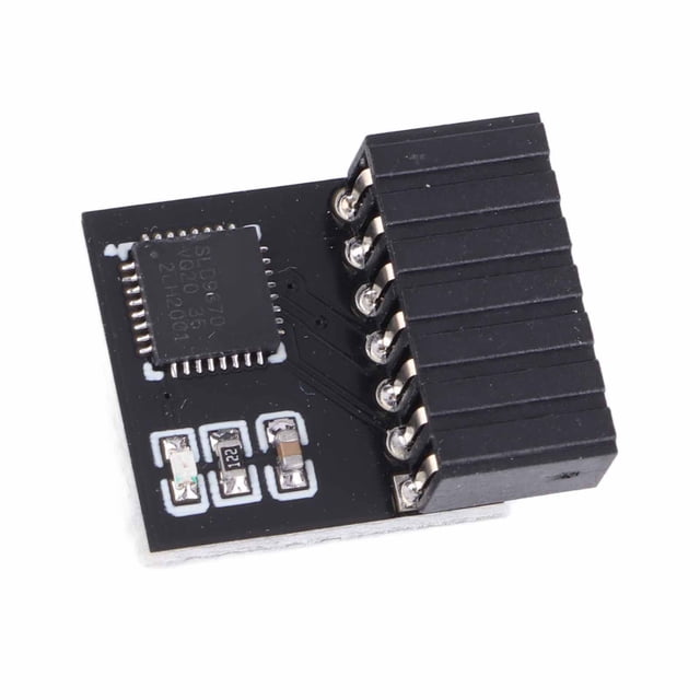 Tarjeta Remota TPM 2.0, Módulo SPI TPM Eficiente de 14 Pines Portátiles para la Placa Base de PC