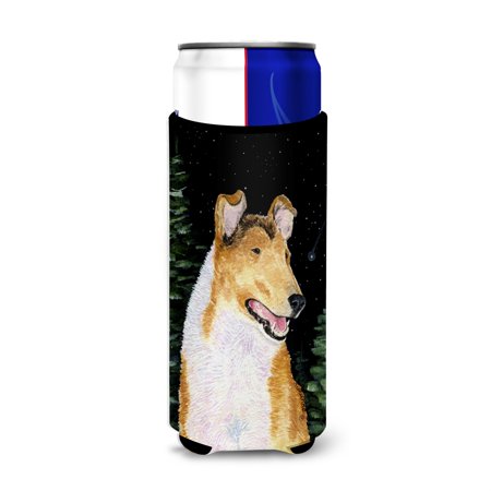 

Starry Night Collie Smooth Ultra Beverage Insulators for slim cans SS8484MUK