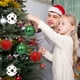 thumbnail image 3 of 6PC Fabric-Wrapped Foam Christmas Balls Elegant Decorations For Christmas Tree, 3 of 5