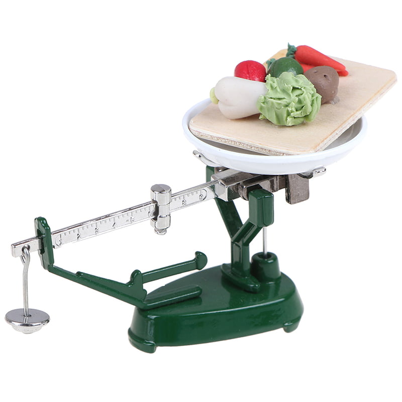 1:12 dollhouse miniature Mini platform balance scale toy match for  Gh3 