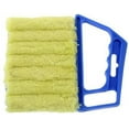 thumbnail image 2 of Limei Mini-Blind Cleaner Shutters- Window Blind Brush Cleaning, Air Conditioner Duster Remover, Dust Cleaner with 7pcs Washable Blind Blade Clean Cloth for Household Office Clean, Blue, 2 of 7
