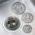 thumbnail image 4 of 2 Pack Drain Hair Catcher Universal Mesh Strainer For Bathroom Kitchen Shower Bathtub Stopper With Fine Stainless Steel Screen, 4 of 5