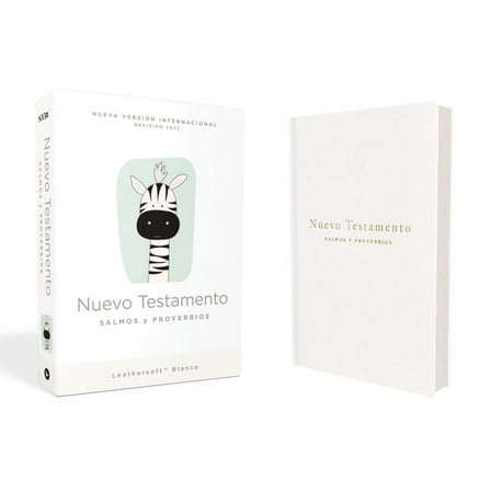 Nvi, Nuevo Testamento de Bolsillo, Con Salmos Y Proverbios, Revisión 2022, Leathersoft, Blanco, Bebés, (Hardcover)