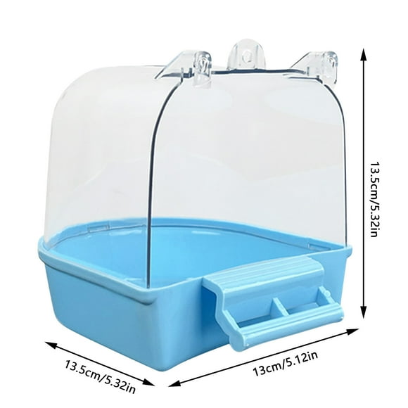 Couvert pour Bain d'Oiseaux Jouets de Douche d'Oiseaux Distributeur d'Eau pour Cage Petite Cage à Oiseaux Accessoires pour Cage à Oiseaux Petit Distributeur d'Eau pour Animaux