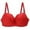 Red, variant on gakvbuo Plus Size Bras For Women Minimizer Bras Sexy Seamless Push Up Lace Sports Bra Comfortable Breathable Base Underwear