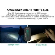 Olight I3T 2 EOS Pocket EDC Compact Bright LED Flashlight with AAA Battery and Pocket Clip, OD Green