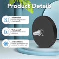 thumbnail image 4 of Rubber Coated Magnets,22LBS Neodymium Magnet Base with M6 Threaded Magnet with Bolts and Nuts,Strong, 4 of 5