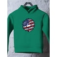 thumbnail image 3 of Patriotic Sunflower Bold Lineart Hoodie Toddler -Image by Shutterstock,  2 Toddler, 3 of 4