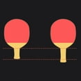 thumbnail image 6 of Hmount Deeroll Table Tennis Racket Set Long Handle 1 Pair Professional Table Tennis Ping Pong Racket Paddle Bat Set(Long Handle), 6 of 7