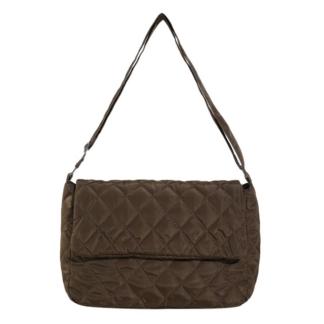 Bolso Tipo Cartera Acolchado Hobo Plumón Ligero Gran Capacidad para Mujer