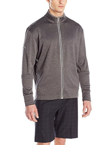 callaway waffle full zip thermal jacket