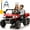 Red, variant on FUNRIDE 24V Ride on Toys UTV with Remote Control, 4WD 2 Seater Kids Ride on Dump truck w/ Tipping Bucket Trailer, Shovel, Spring Suspension, Bluetooth Music, Black