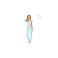 thumbnail image 3 of Aeropostale Sudadera con capucha de punto a rayas para mujer, gris, XS, 3 of 3