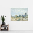 thumbnail image 2 of Vincent Van Gogh Montmartre Molens En Moestuinen Cropped Extra Large Art Print Wall Mural Poster Premium XL, 2 of 3