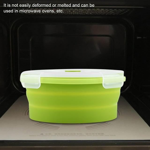 Fiambrera Portátil De 800 Ml, Contenedor De Comida Fácil De Limpiar, Verde Para Viajes, Camping, Oficina De Estudiantes