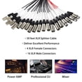 thumbnail image 2 of PRORECK Cable Snake de 16 Canales con Perfil Bajo y Circuito de Envío XLR, Cable Divisor XLR para Vivo, Grabación, Escenario, Estudio, 15 Metros de Largo, 2 of 8