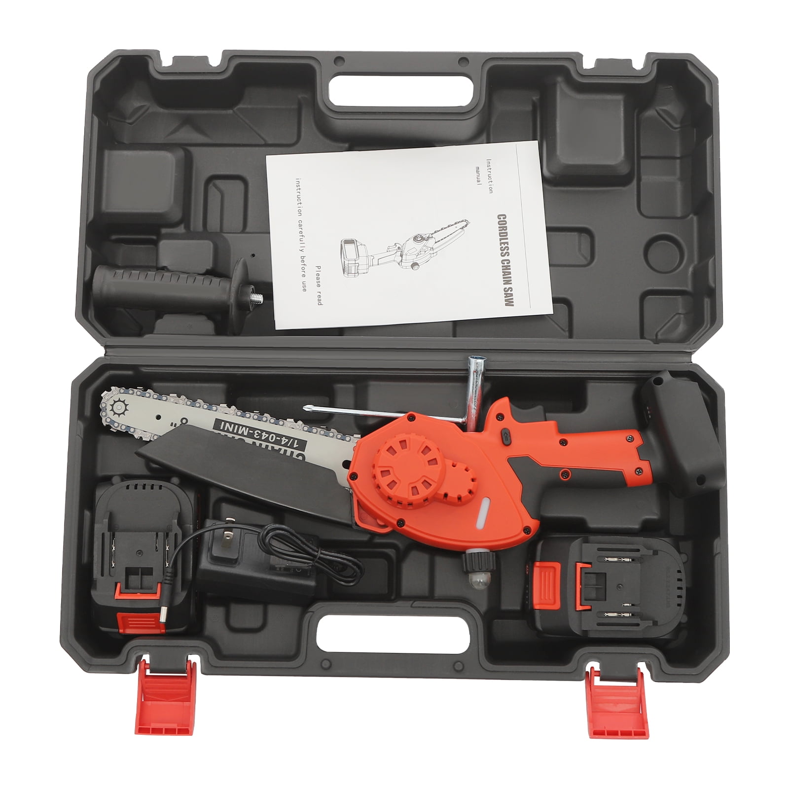 800W Mini Chainsaw, 8 inch Handheld Electric Chainsaw, Cordless Mini Chain Saw