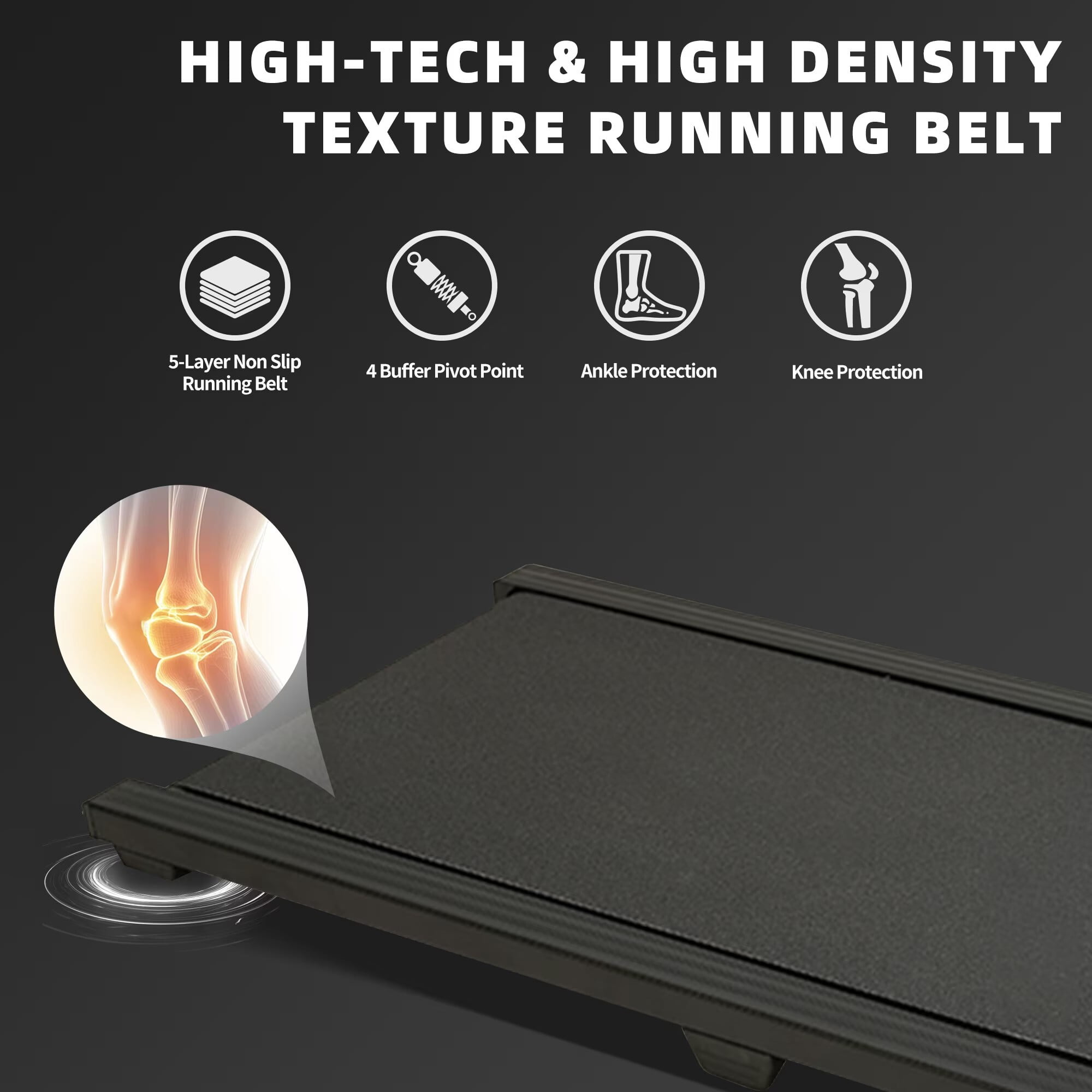 Avobird Walking Pad for Home/Office, Portable Walking Treadmill 1.0HP with 242 lbs Weight Capacity,LED, Under Desk Treadmill with Incline,1.0-6.0km/h