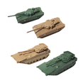 thumbnail image 1 of Kit de 4 modelos de vehículos a escala 1:144, ideal como regalo de simulación, juguetes de construcción. Estilo F, 1 of 9
