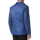 thumbnail image 3 of BLAZER RAYADO INSPIRE CHIC para hombres, chaqueta de traje con patrón de rayas, abrigo de negocios deportivo, talla L, azul oscuro, 3 of 4