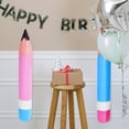 thumbnail image 4 of MOVTOTOP 4pcs Multi-color Blowing Decoration Funny Crayon Pen Balloon Classroom Inflatable Prop, 4 of 7