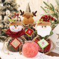 thumbnail image 2 of Toystoory Botella de almacenamiento Bolsas de dulces con asa Paquete de recuerdo portátil reutilizable de punto para decoraciones de árboles de Navidad Kits de decoración para fiestas Anciano Toystoory HA068074-01, 2 of 6