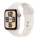thumbnail image 1 of Apple Watch SE GPS • Caja de aluminio blanco estelar de 44 mm • Correa deportiva blanco estelar - S/M, 1 of 8