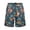 Flowers and Palm Trees Pattern, variant on Men’s Sleep Shorts Relaxed Fit Lounge Pants with Pockets Mens Pajama Loungewear Home Wear Comfort Flowers and Palm Trees Pattern Small