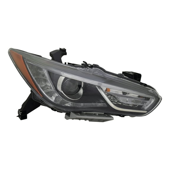 KAI New CAPA Certified Standard Replacement Passenger Side Headlight Assembly, Fits 2017-2018 Infiniti QX60