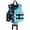 Blue+Black, variant on Boglia Toddler Swim Vest Life Jacket-Kids Flotation Buoyancy Swimwear Trainer Aid Vest with Adjustable Safety Strap, Age 1-9 Years/18-77lbs, Blue Bubble