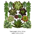 thumbnail image 2 of WHAMVOX 14Pcs Imitated Succulent Plants for Indoor and Outdoor Use in Green Color PVC Material, 2 of 8
