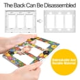 thumbnail image 4 of Yayeee Rocker Switch Wall Plate 1-Gang 4.6"x2.9" Home Decorative Outlet Cover, Colorful Birds Pattern, 4 of 6
