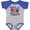 Baseball Heather and Royal, variant on Inktastic 4th of July Red, White and Blue Sweetie Cupcakes and Stars Boys or Girls Baby Bodysuit
